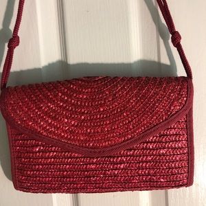 Craft&Barrow red shoulder bag in EUC